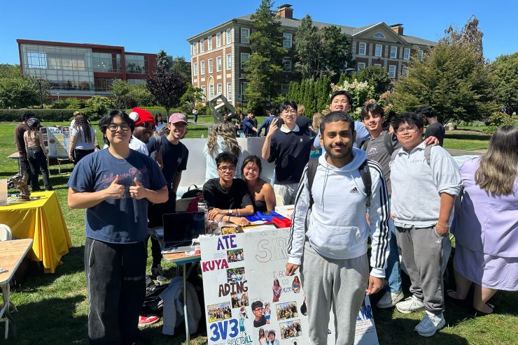Panther Palooza at Adelphi University - Student clubs outside on campus