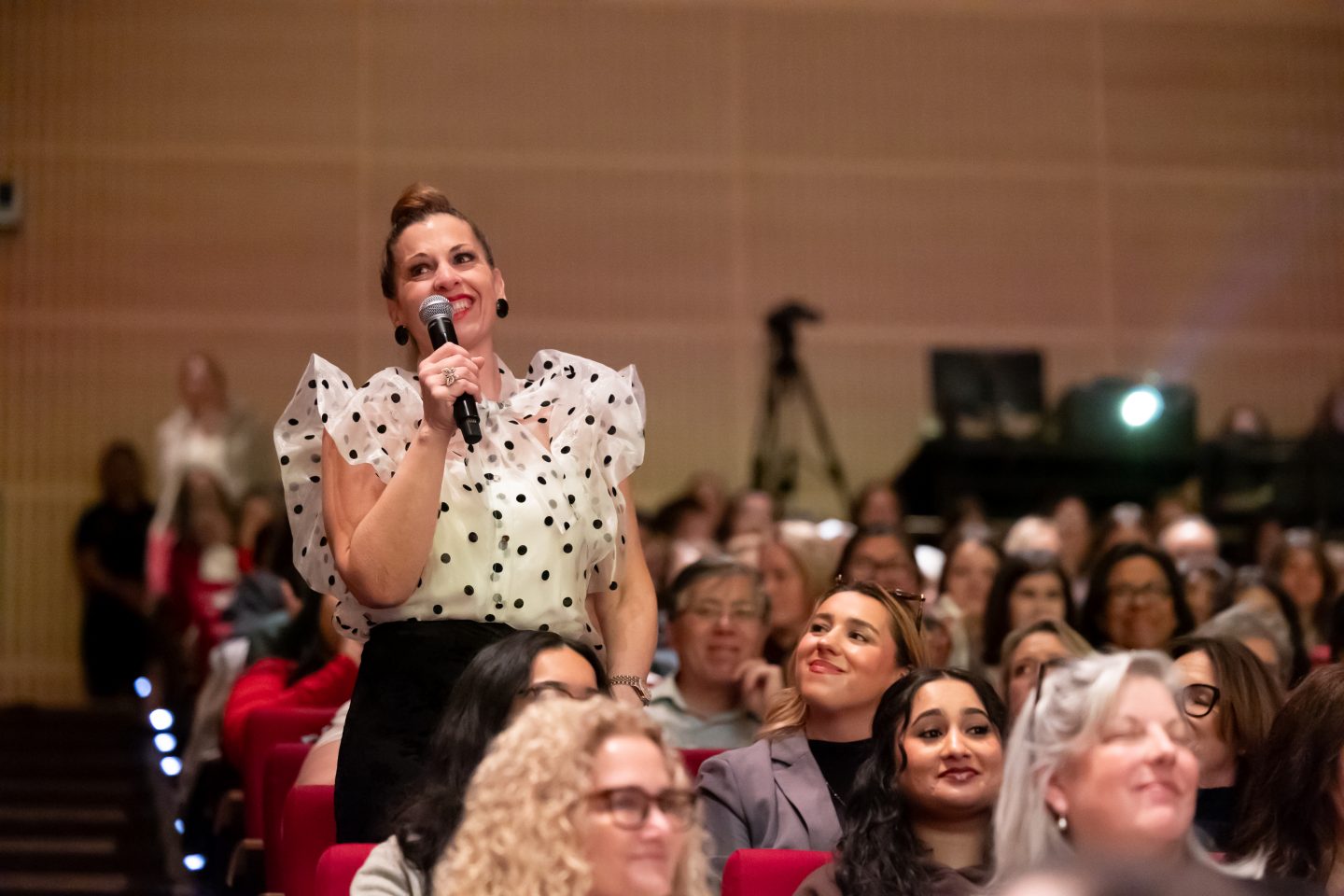 Festival attendees enjoyed having the questions answered during the Q&A portion of the moderated panels.
