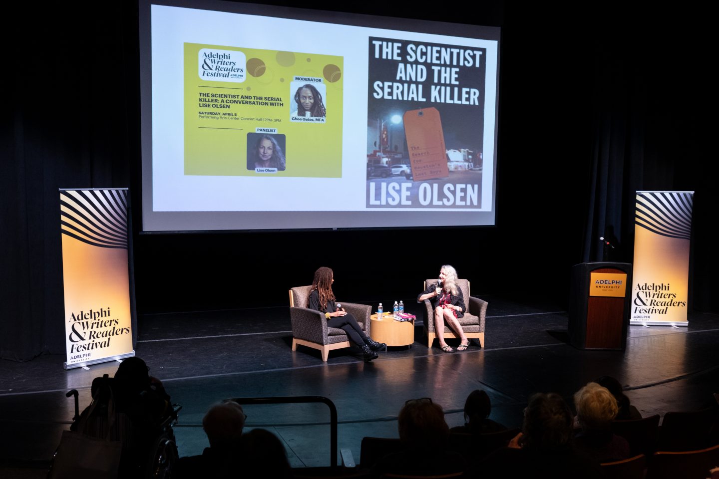 Lise Olsen, author of The Scientist and the Serial Killer, discusses her process with current MFA student, Chee Gates.