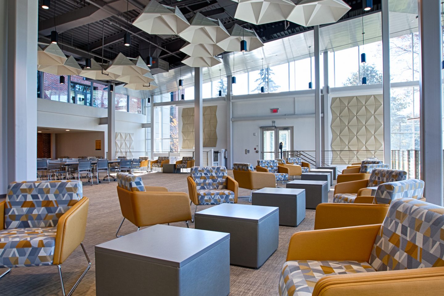 Seating space in the main lobby area of the UC - first floor