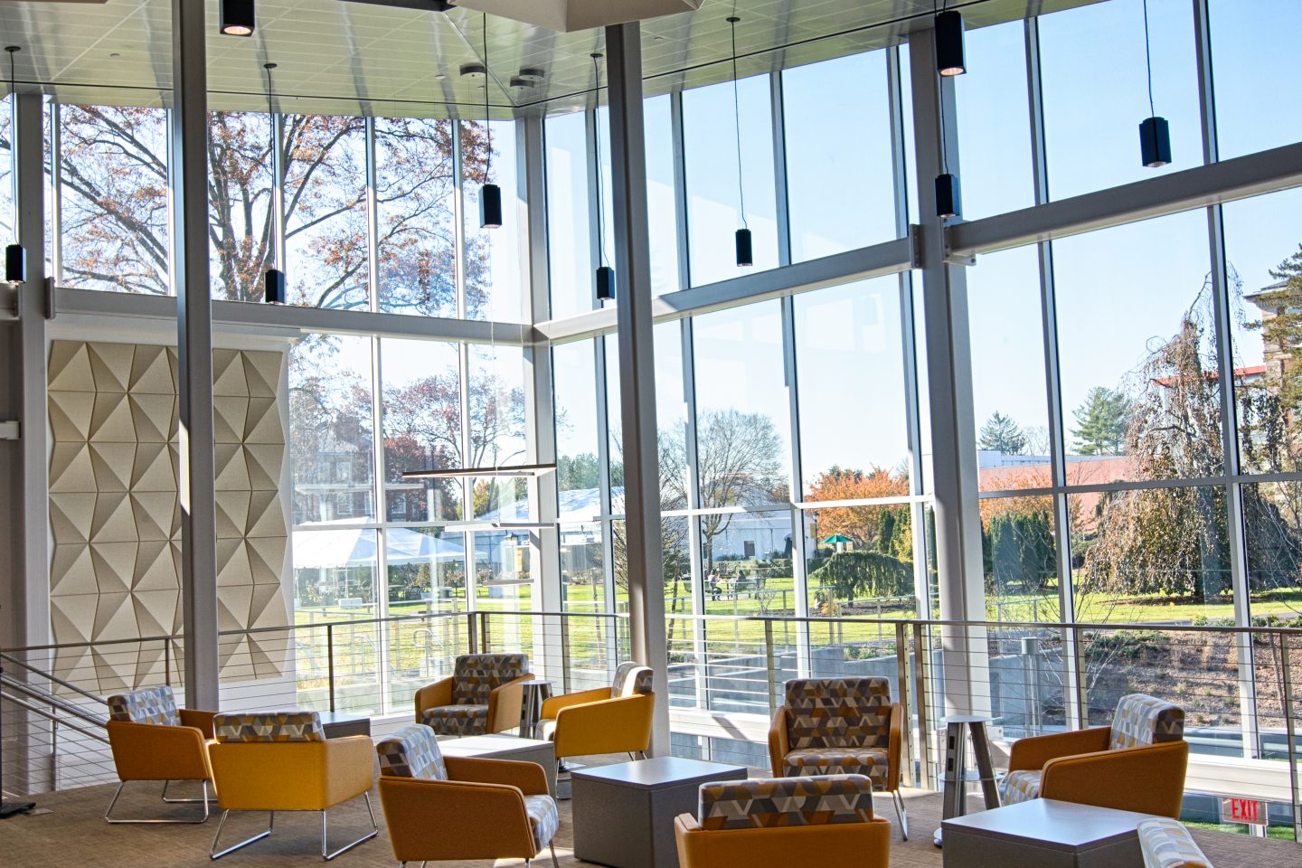 Seating space in the main lobby area of the UC - first floor