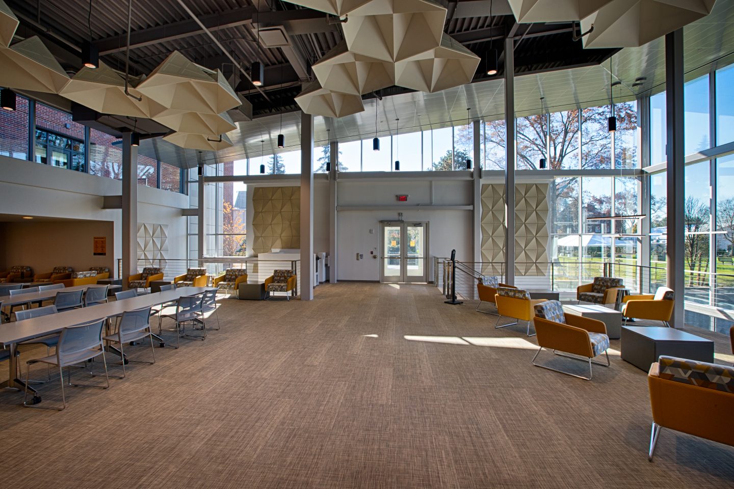 Seating space in the main lobby area of the UC - first floor