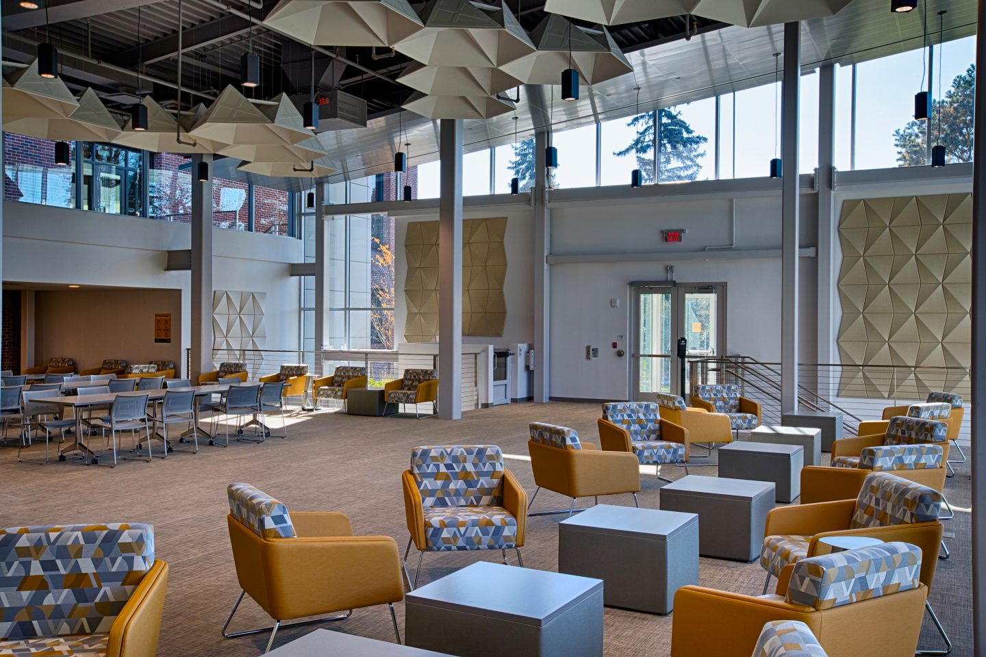 Seating space in the main lobby area of the UC - first floor