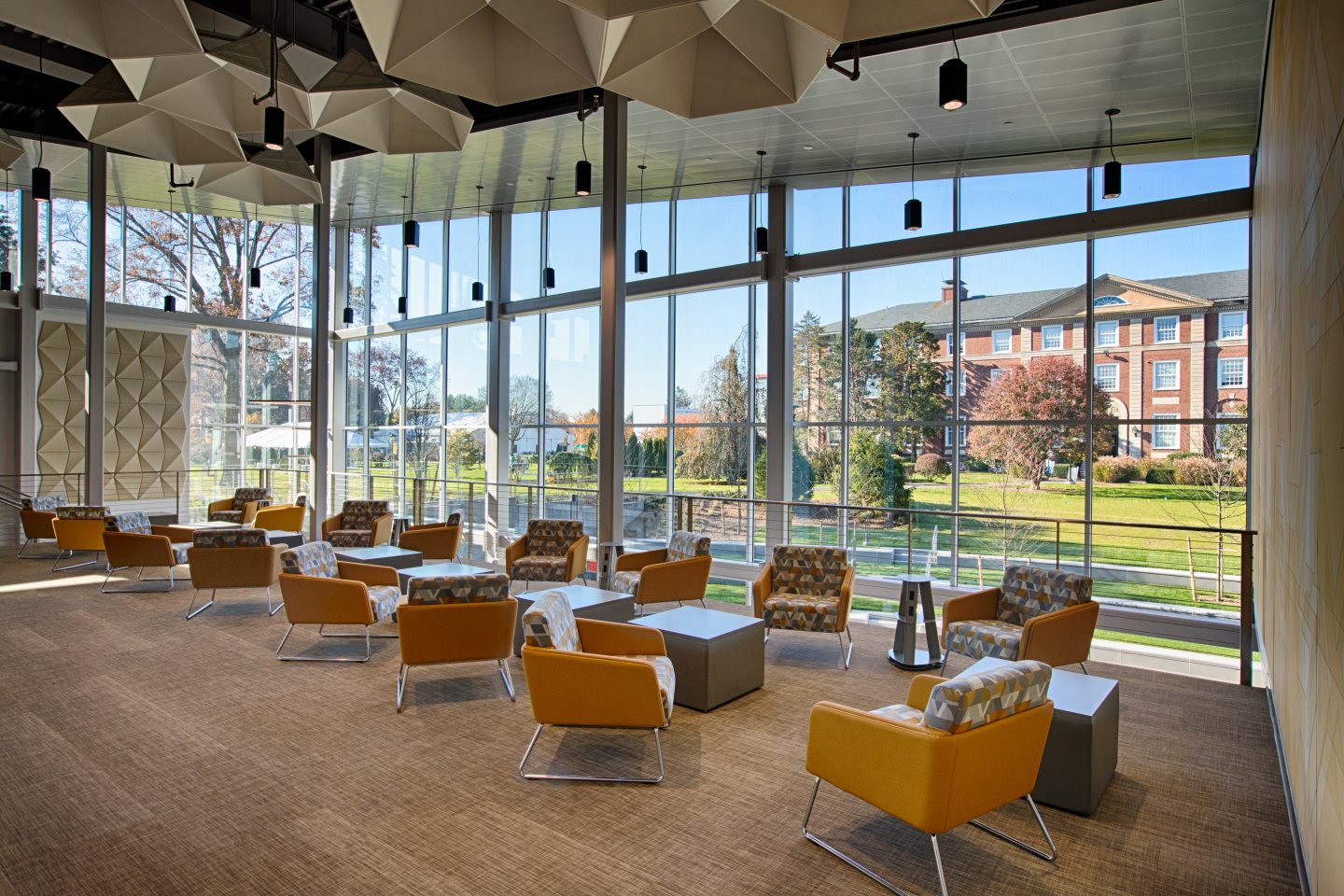 Seating space in the main lobby area of the UC - first floor