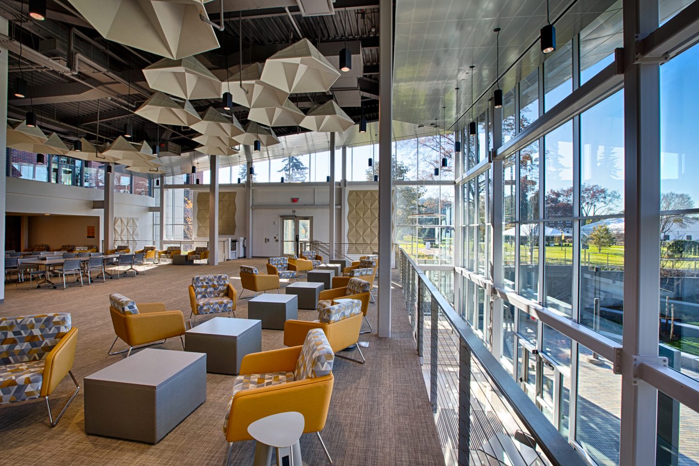 Seating space in the main lobby area of the UC - first floor