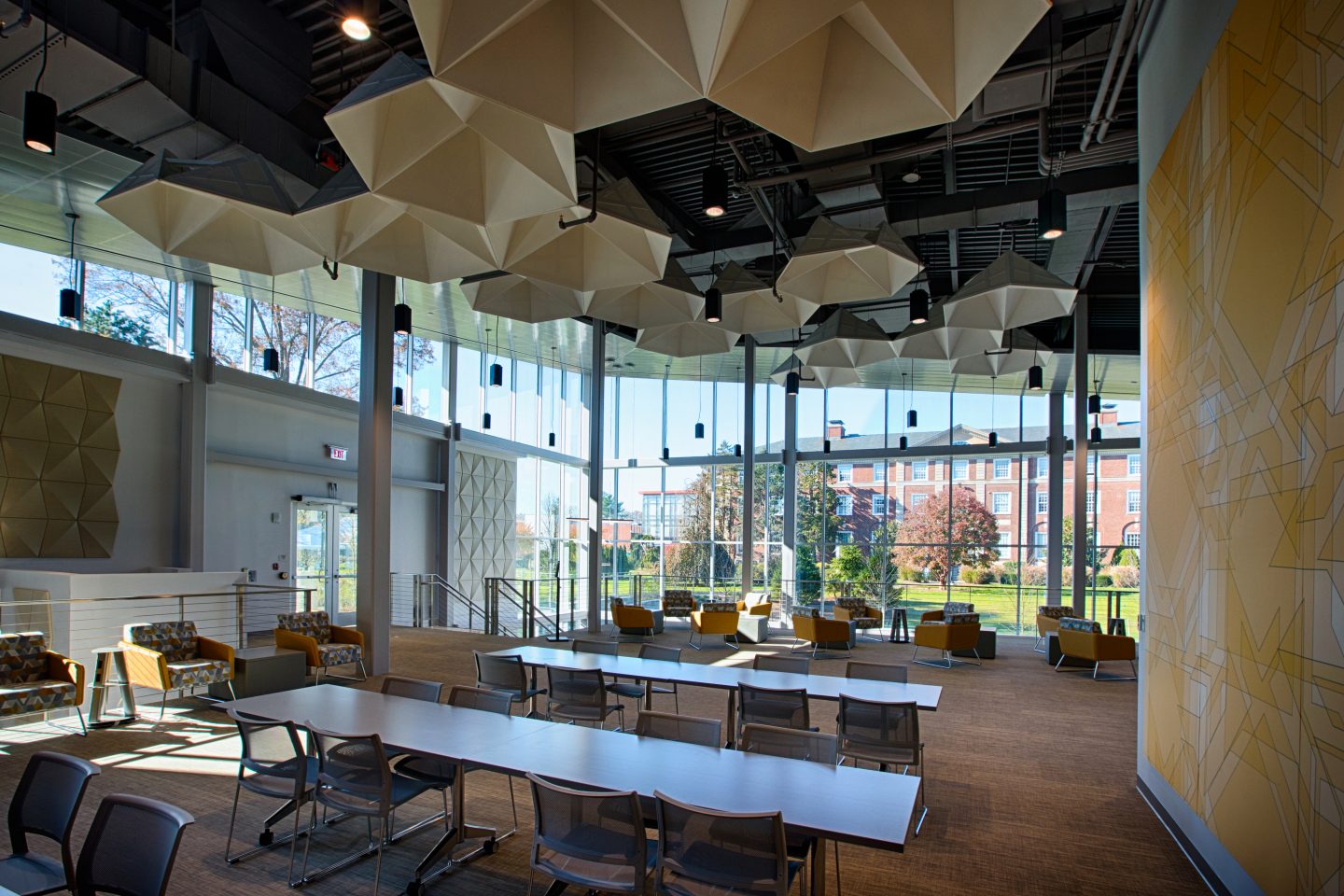 Seating space in the main lobby area of the UC - first floor