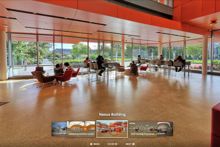 A view of our 360 virtual tour module