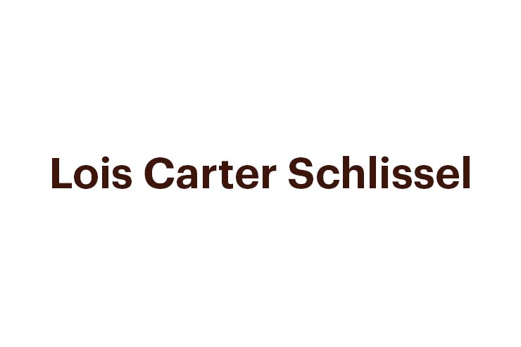 Lois Carter Schlissel