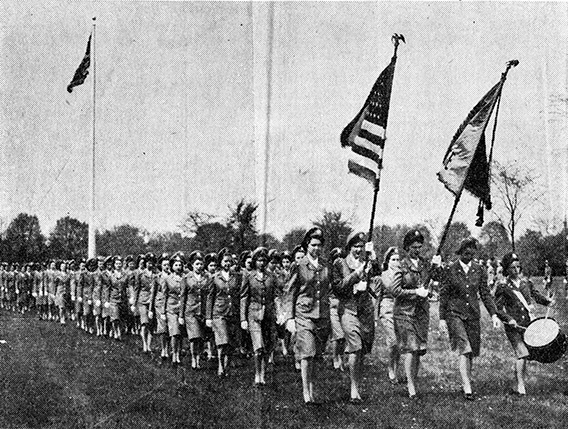 Cadets Marching at Adelphi