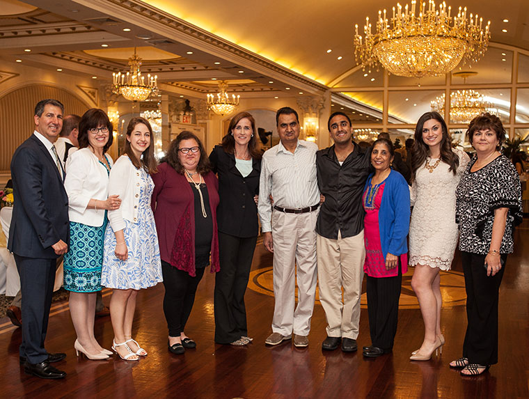 The Parent's Association Board Member with the winners of the 2016 Senior Awards at the Parent Senior Brunch.