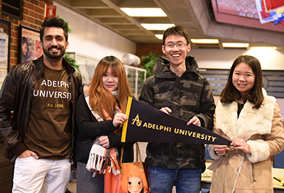 Adelphi International gives students who come to Adelphi from abroad a pathway to success