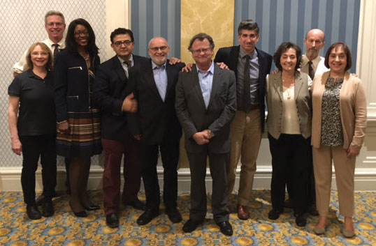 Pictured above: Gordon Derner Advisory Board Meeting, October 5th, 2016. From left to right: Drs. Anita D’Amico, Sam Weisman, Marjorie Hill, Jairo Fuertes, Bob Mendelsohn, Jacques Barber, Chris Muran, Carolida Steiner, Alex Levi, and Grace Pilcer.