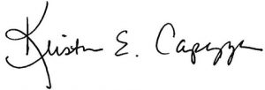 Kristen Capezza Signature