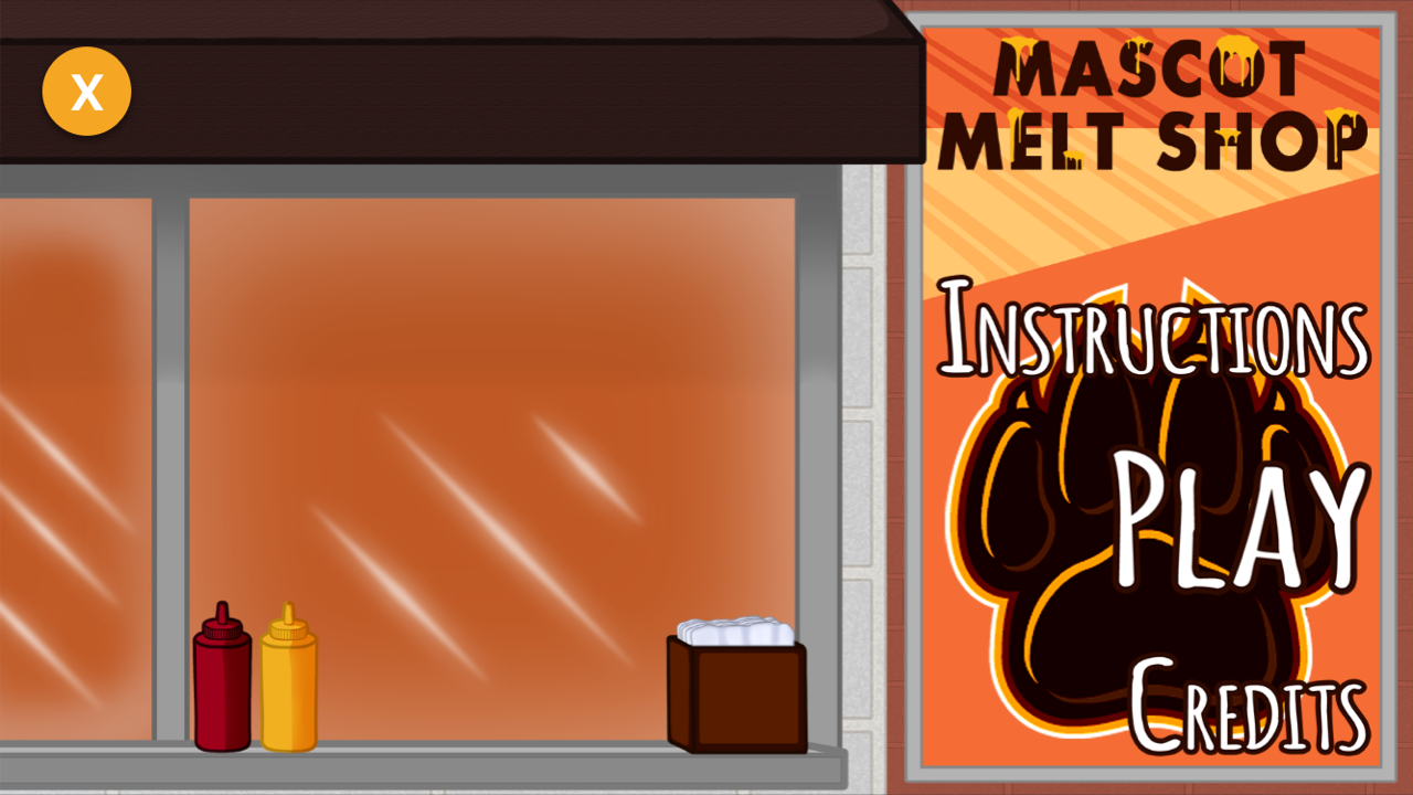 Mascot Melt Shop Game Launch Screen