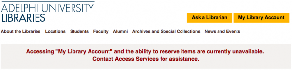 access my library account