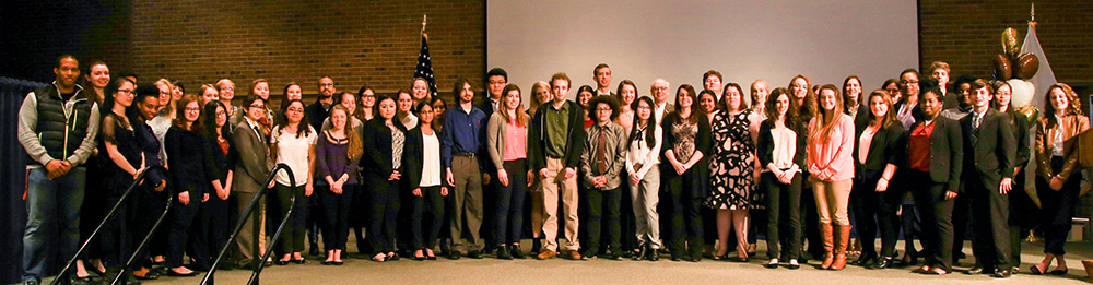 Group shot of all 2017 Research Conference student participants.