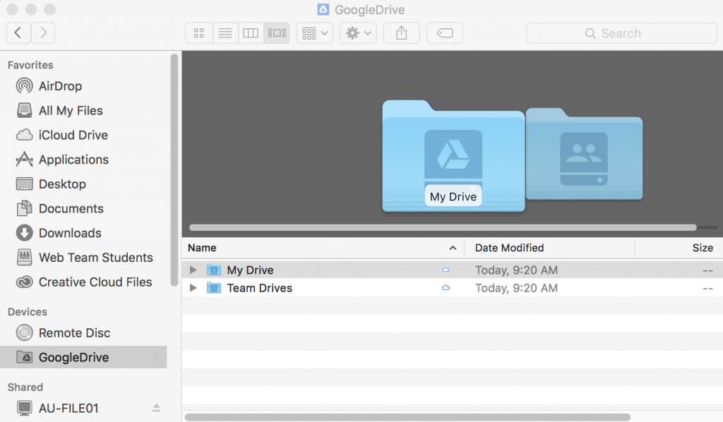 google drive for mac desktop