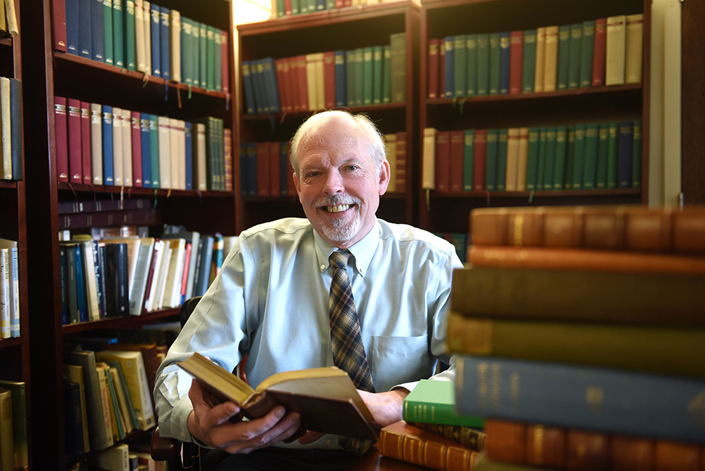 Dean Richard Garner in his office