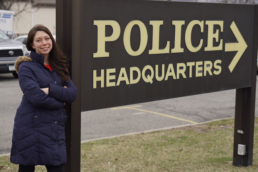 Police Headquarters Sign