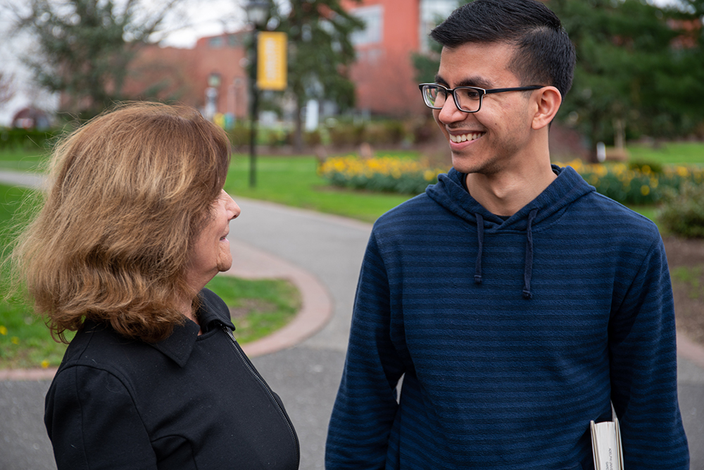 Jai Punjwani and Mentor Diane Della Croce, Ph.D.