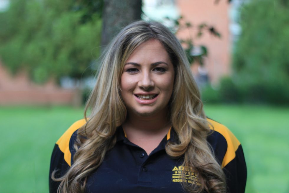 Samantha Bassford, Residence Hall Director “Building an inclusive community in Waldo Hall"
