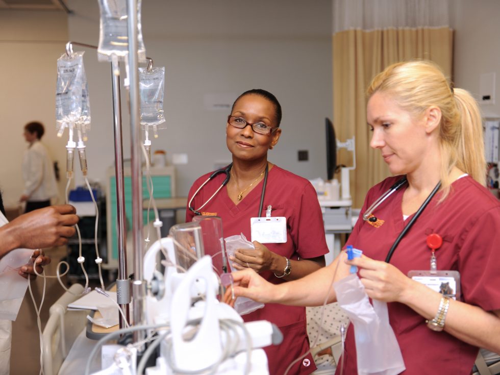 Nursing and public health students