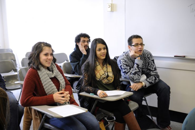 Students in the classroom