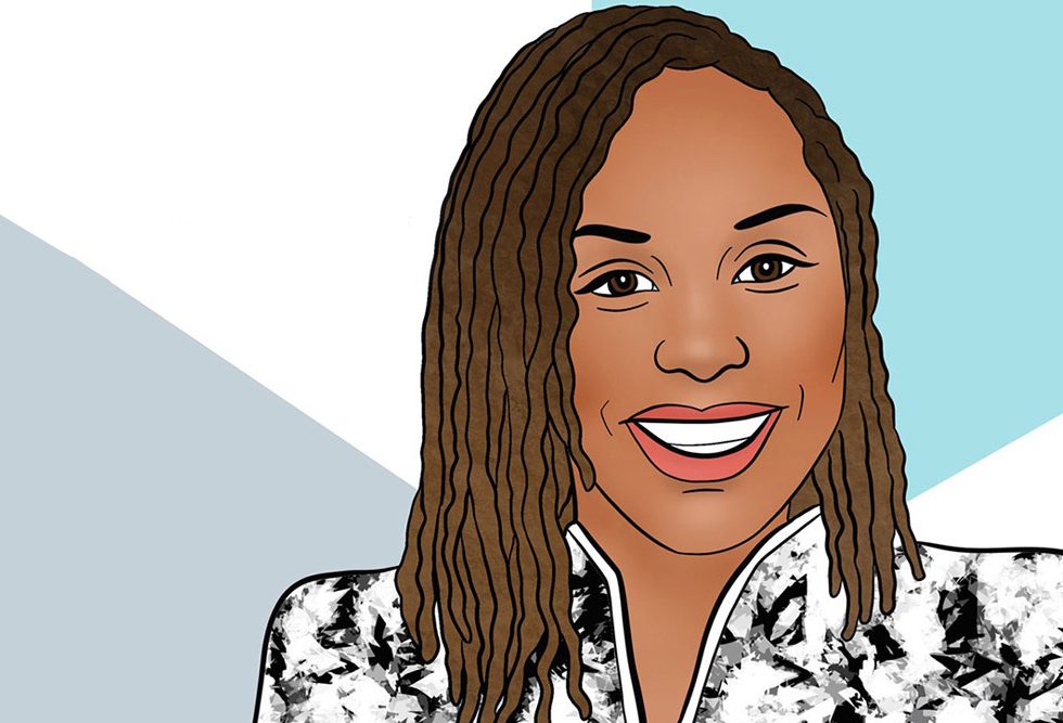 Drawing of Malika Grayson