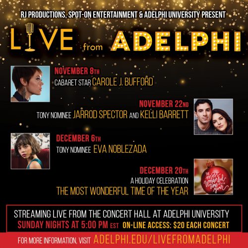 Adelphi Announces Live Concert Series Featuring Broadway