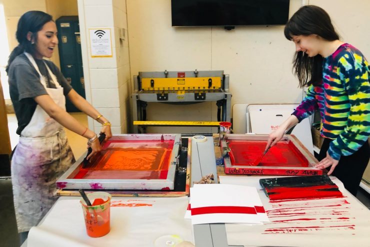 Student Printmaking Bachelor of Art History | Art History Degree Program