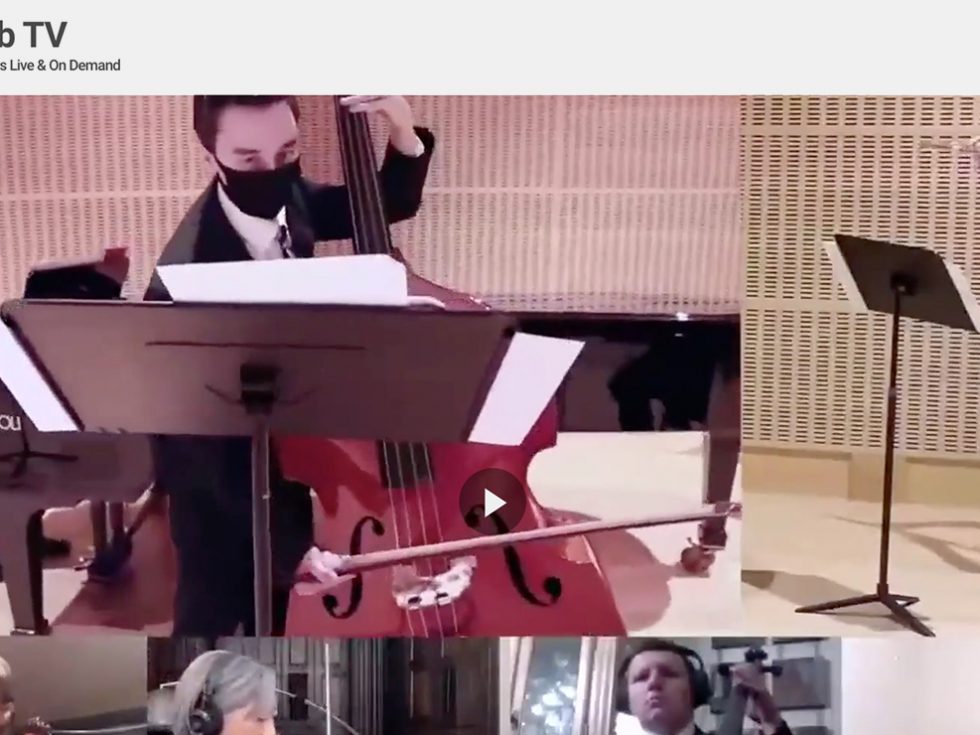 Musicians Celebrating the UNs 75th year - Screenshot of the virtual concert