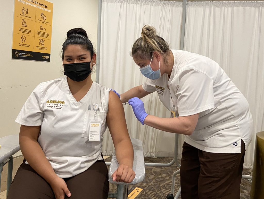 Adelphi Joins White House COVID19 Vaccine Challenge Adelphi University