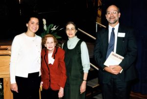 Eugene Neely (right) at a event