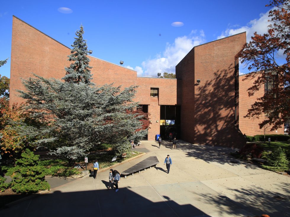 A view of the Ruth S. Harley University Center.