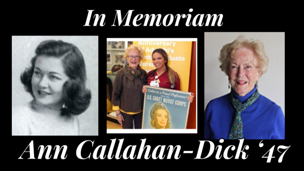 In Memoriam: Ann Callahan-Dick