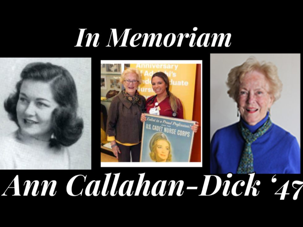 In Memoriam: Ann Callahan-Dick