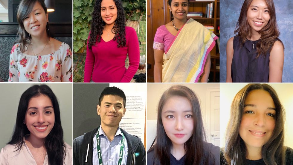 The 2020-2021 recipients of the Patrick L. Ross Fellowship Fund.