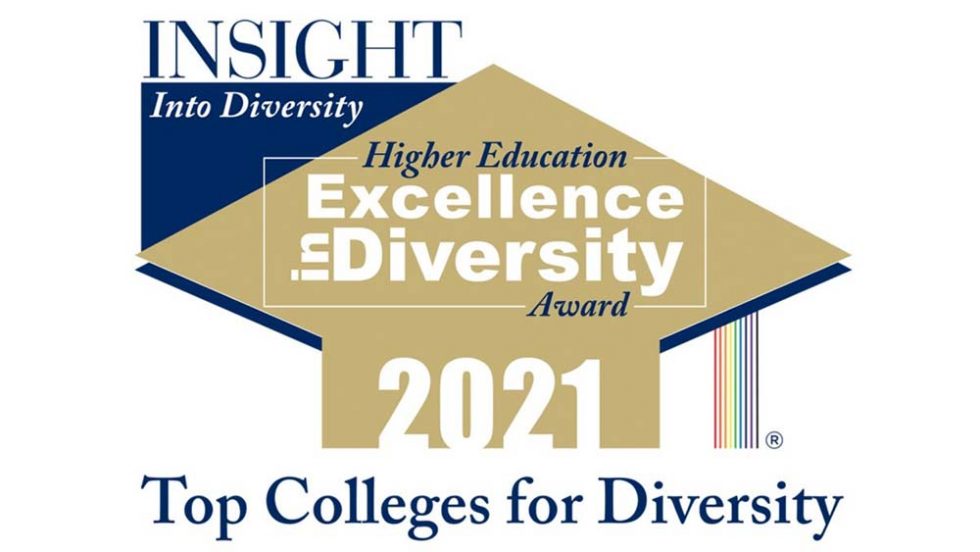 Insight into Diversity: Higher Education Award Excellence in Diversity - 2021 - Top Colleges for Diversity