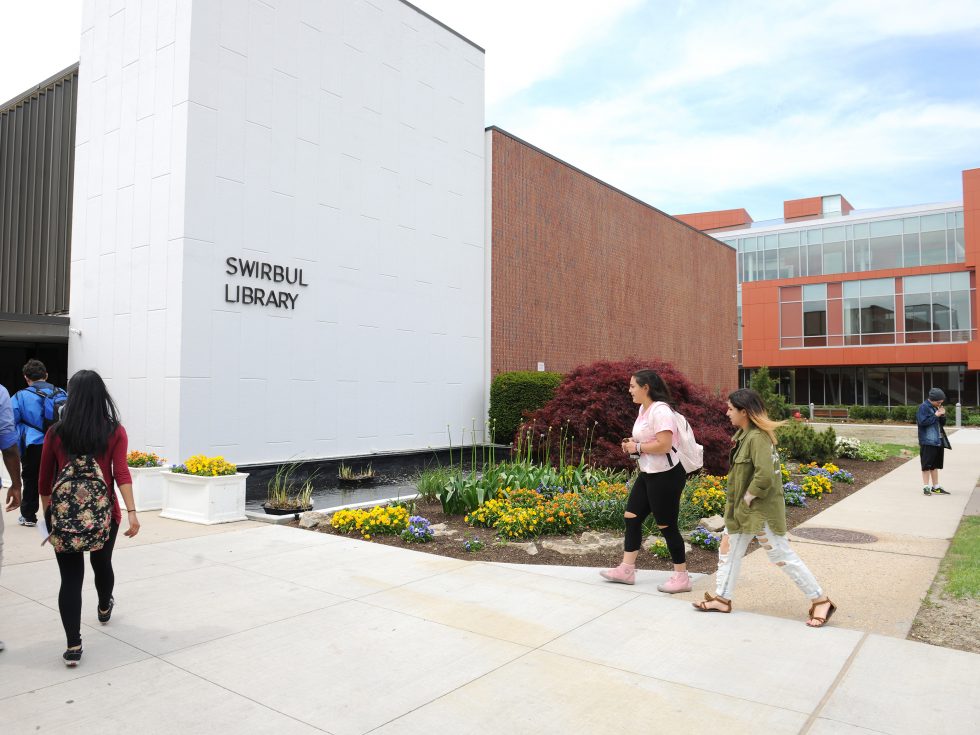 Adelphi's Swirbul Library exterior