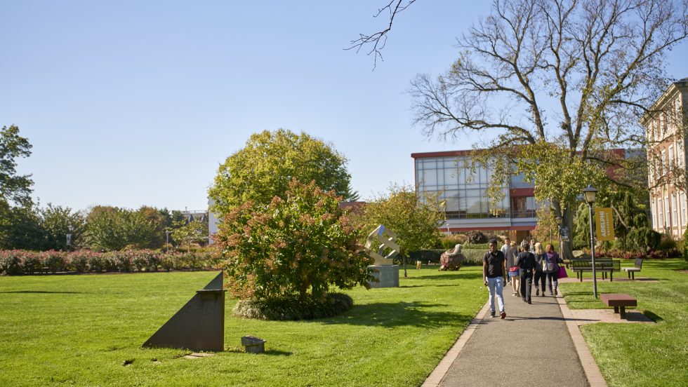 Campus in springtime