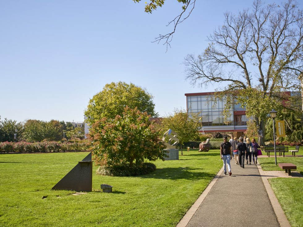 Campus in springtime