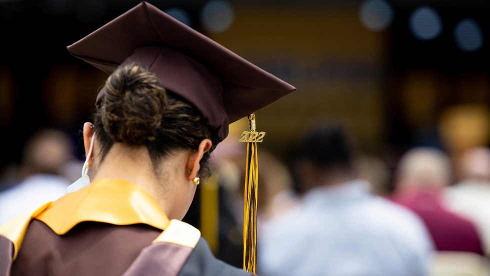 Graduate with 2022 tassel