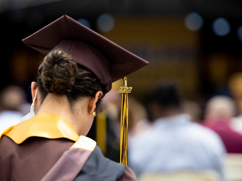 Graduate with 2022 tassel