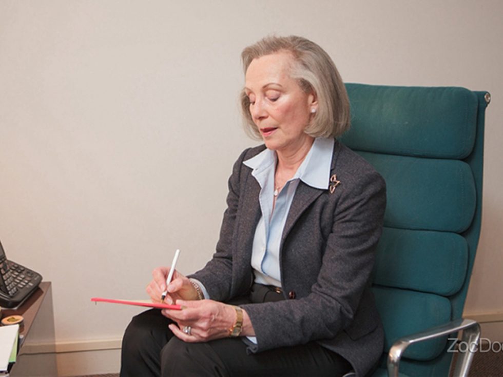 Mary Beth Cresci, PhD at her Brooklyn NY office