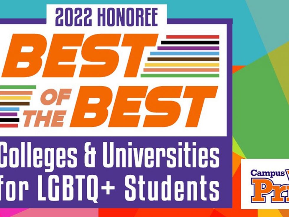 2022 Honoree: Best of the Best Colleges and Universities for LGBTQ+ Students by Campus Pride Index