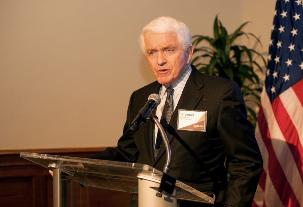 Thomas J. Donohue, MBA '65, '98 (Hon.), Retired President and CEO of the U.S. Chamber of Commerce