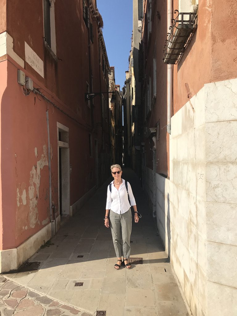 Martha Cooley in Italy