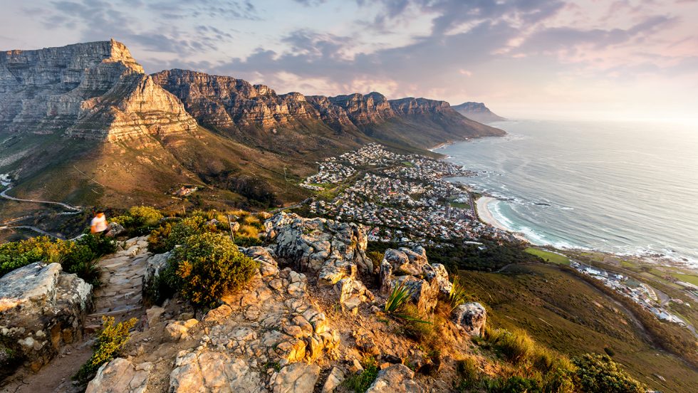 Table mountain sunset