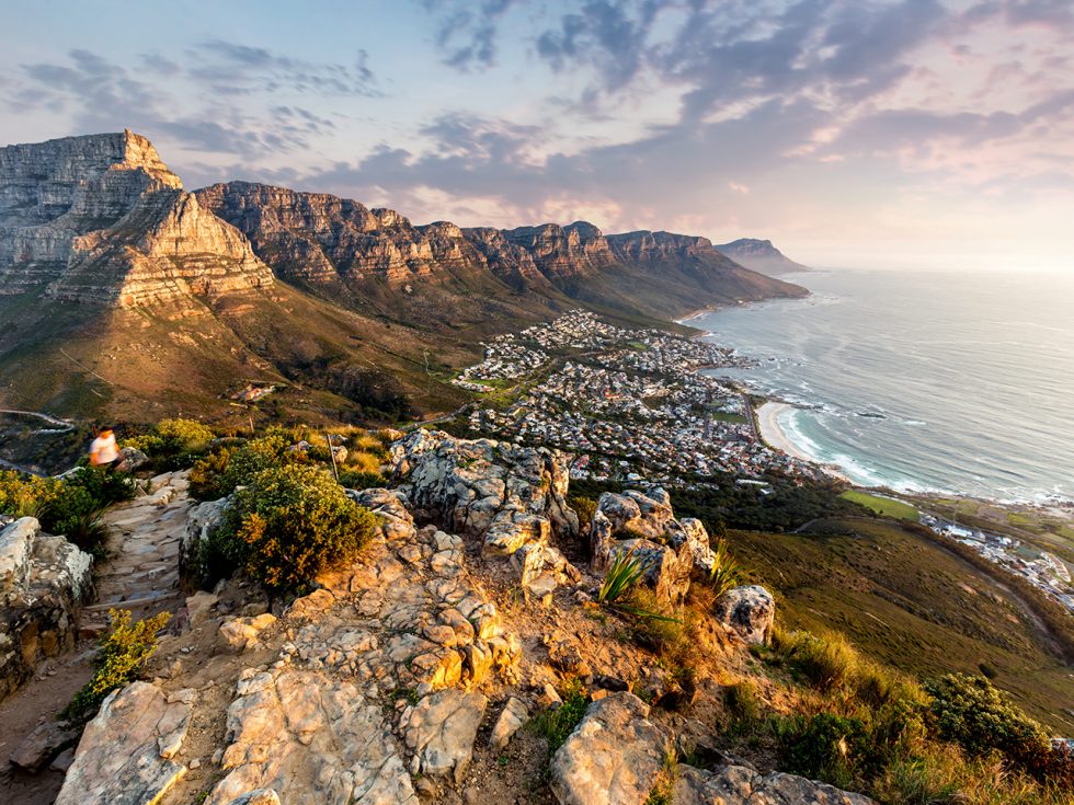 Table mountain sunset