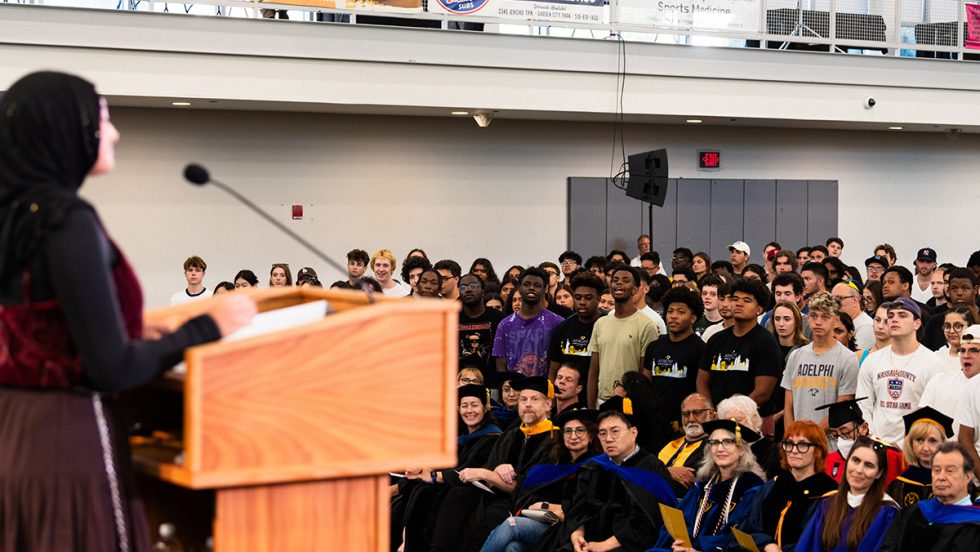 Matriculation crowd at Adelphi 2023